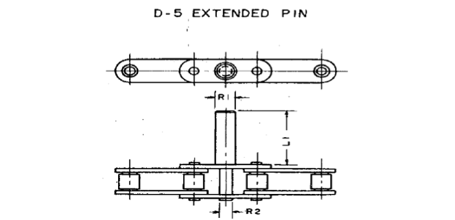 ATTACHMENTS FOR C-2060H ROLLER CHAIN