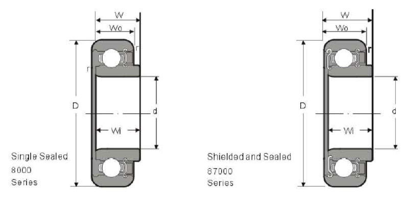 FELT-SEAL-TYPE-BALL-BEARINGS-8000-87000