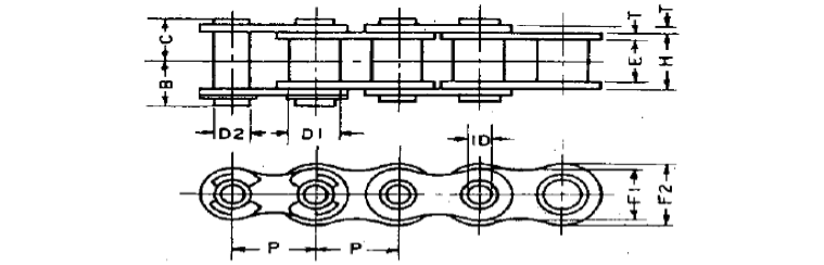 HOLLOW PIN CHAIN