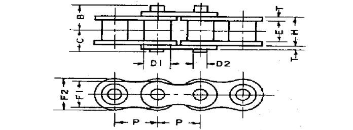 NICKEL PLATED ROLLER CHAIN