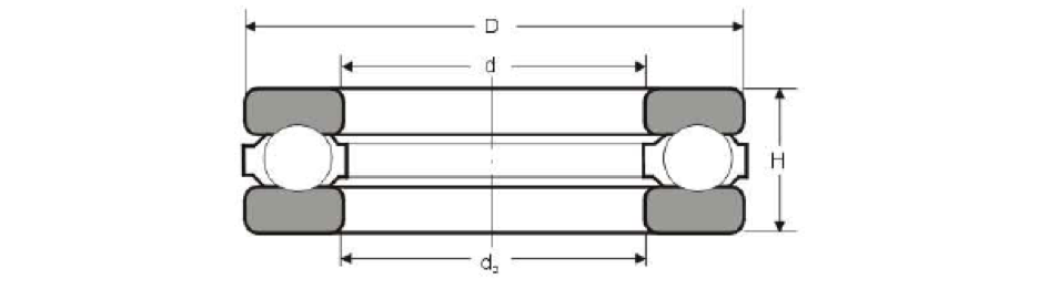 SINGLE-DIRECTION-THRUST-BALL-BEARINGS